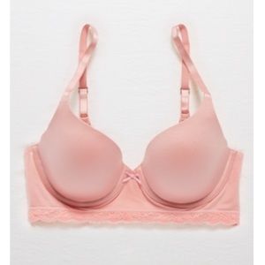 Aerie Sunny Bra Lightly Lined Pink 32B